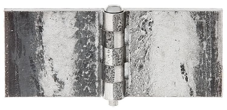 Alberts® Scharnier breit z.Anschweißen Gesamtl.50mm Gesamtb.120mm