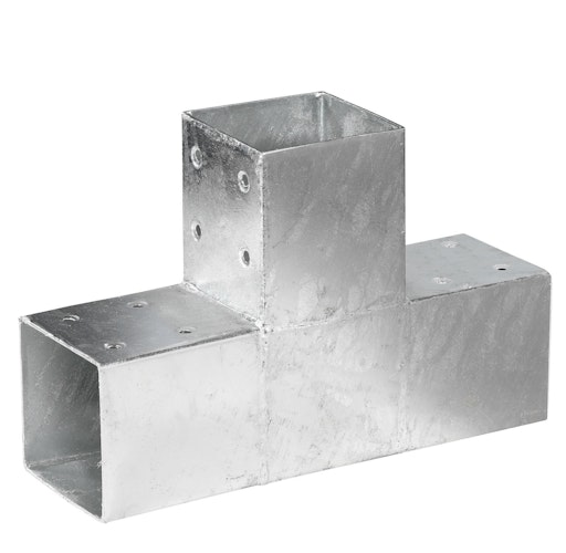 T&J QUATRO-Steckverbinder Mitte einfach, für 9 x 9 cm 30,5 x 20 x 9 cm