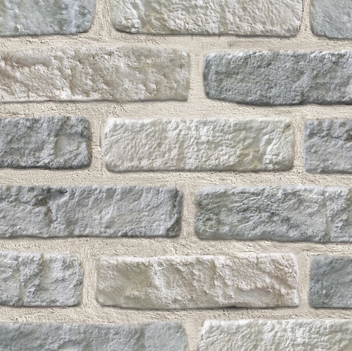 HANDMUSTER DE RYCK Eck- und Steinriemchen - Granulit Graubeigen