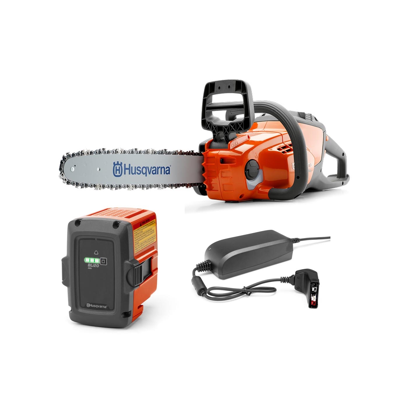Husqvarna Akku-Motorsäge 120i 12" inkl. Akku BLi20 + Ladegerät QC80