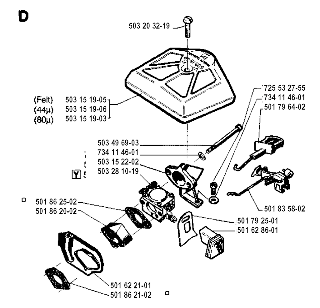 Explosionszeichnung Ersatzteile