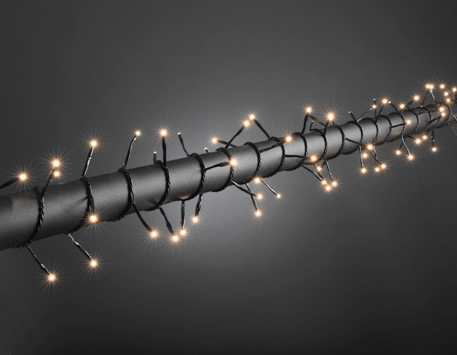 Konstsmide Weihnachtsbeleuchtung  Microlightkette 120er 24V Außentrafo