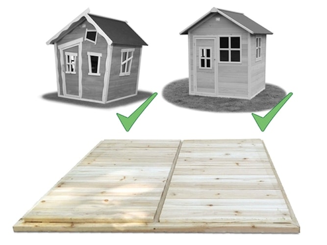 EXIT Boden-Set inkl. Holzrahmen für Spielhäuser Loft 100 & Crooky 100