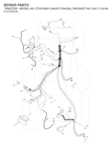 Husqvarna Gartentraktoren 954170090 CTH150 XP®