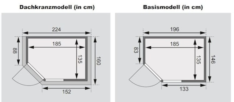 Karibu Woodfeeling Sauna Jada - 38 mm Massivholz Aktionssauna inkl. gratis Sauna-Zubehörset im Wert von 234,94 €