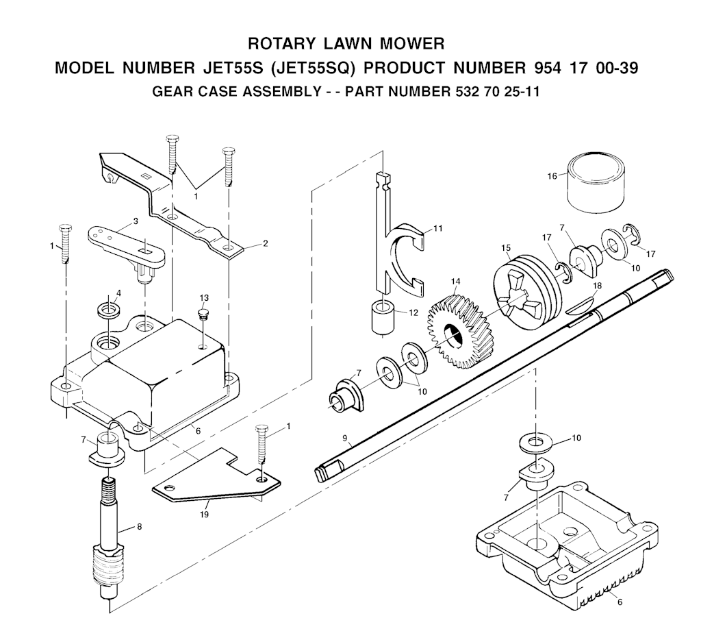 Explosionszeichnung Ersatzteile