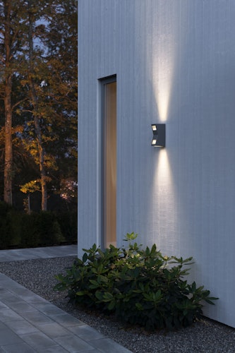 Konstsmide Wandleuchte Potenza, Aluminium, versch. Farben