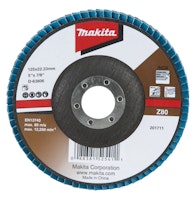 Makita Fächerschleifscheibe 125 mm Z80 D-63806