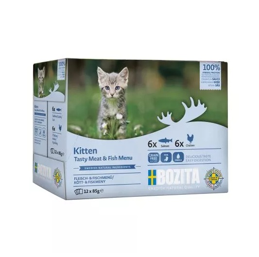 Bozita 85g MP HiS Fisch&Flei. Kitte