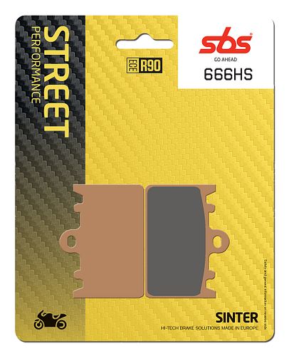 SBS Bremsbelag 666HS Street Sinter