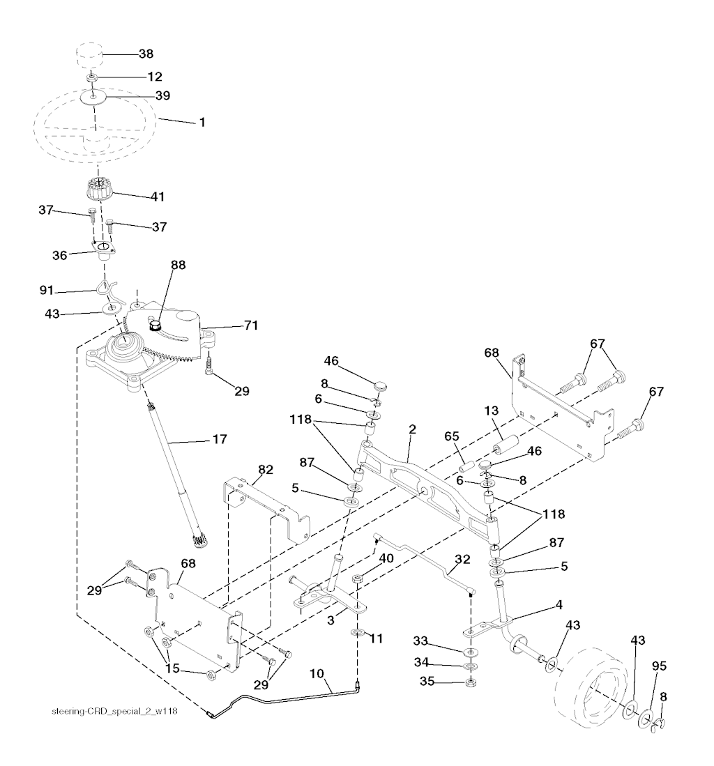 Explosionszeichnung Ersatzteile