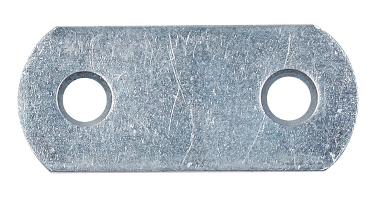 Alberts® Flachverbinder mit abgerundeten Enden 16x37 mm