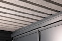 Vorschaubild Wolff Finnhaus Premium Metall Gartenhaus Hakon 2424 Anthrazit