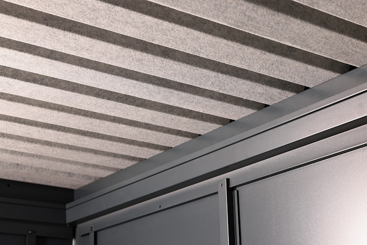 Wolff Finnhaus Premium Metall Gartenhaus Hakon 2424 Anthrazit