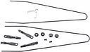 Vorschaubild CONTEC Schutzblech-Set Splash Protect 28 Zoll schwarz 28" - 42 mm breit, schwarz matt