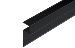 OSMO CEWO-DECK Randabschlussprofil schwarz 25x72x4000Zubehörbild
