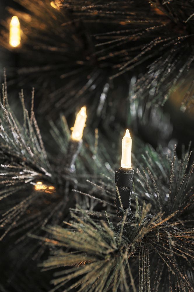 Konstsmide Weihnachtsbeleuchtung  LED Mini-Lichterkette 80 warmweiße Dioden