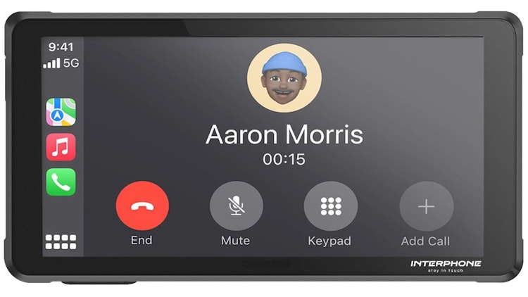 INTERPHONE Infotainmentsystem "RIDESYNC" - CarPlay & Android Auto für Motorrad und Auto