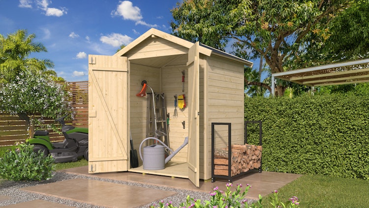 Weka Gartenhaus Mori mit Satteldach - 13 mm