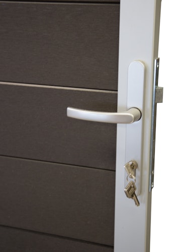 GroJa Solid Steckzaun Universal Einzeltor Sondermaß mit Alurahmen 