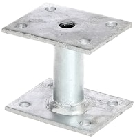 Alberts® Pfostenträger zum Aufschrauben Ø27/70x90