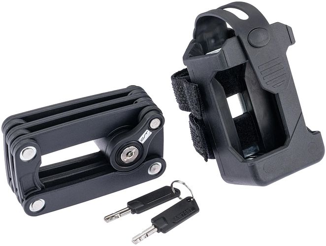 CONTEC Faltschloss BrickLock 78 cm schwarz