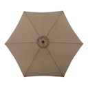 Vorschaubild doppler Mittelmastschirm LIFE Woodstyle 305 Lift, Aluminium Holzoptik / 100 % Polyester 180 g/m² 