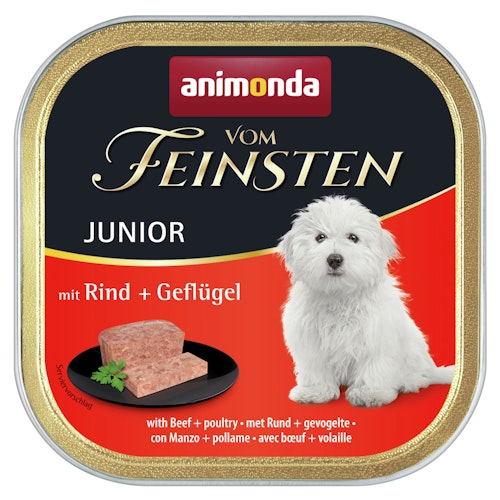 animonda Vom Feinsten Junior 150g Schale Hundenassfutter
