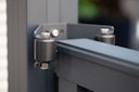 Vorschaubild dz VIDUAL Slide Schiebetor Line 100 x 20 mm Rechteckprofil  Distanz 10 mm 