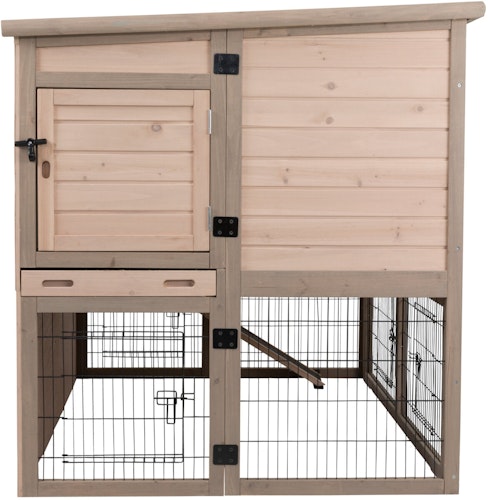 TRIXIE natura Kleintierstall XL mit Wärmedämmung, 120 × 98 × 94 cm