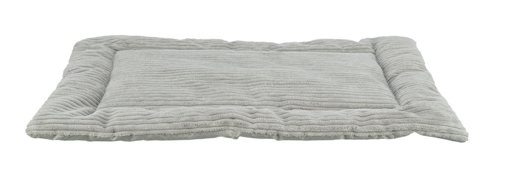 TRIXIE Liegematte Jonna, Cordplüsch, 70 × 50 cm, hellgrau