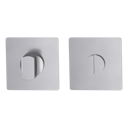 Vorschaubild Griffwerk FRAME | DESIGN MANUFAKTUR ROSETTE -Edelstahl matt Rosettenpaar eckig -Prontofix -WC