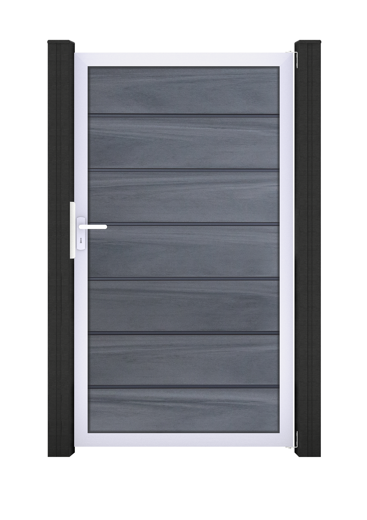 GroJa Solid Grande Premium Tor Sondermaß max. 150x180cm Aluminiumrahmen Bi-Color co-extrudiert