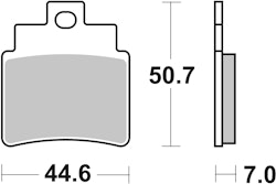 SBS Bremsbelag 775HF Street Ceramic