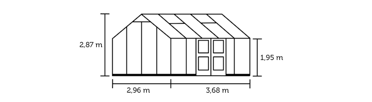 Juliana Gewächshaus Jubii 10,9 m²