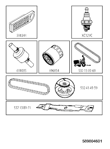 Husqvarna Gartentraktoren 960410370 TS 242