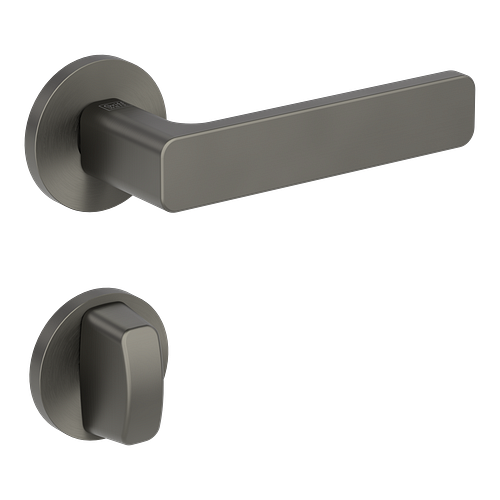 Griffwerk VAYA 265 MINIMAL MODERN fast2fix Fast2Fix Rosetten rund WC Kaschmirgrau