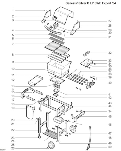 Weber Genesis Silver B LP Blk SWE (2004) (Germany)