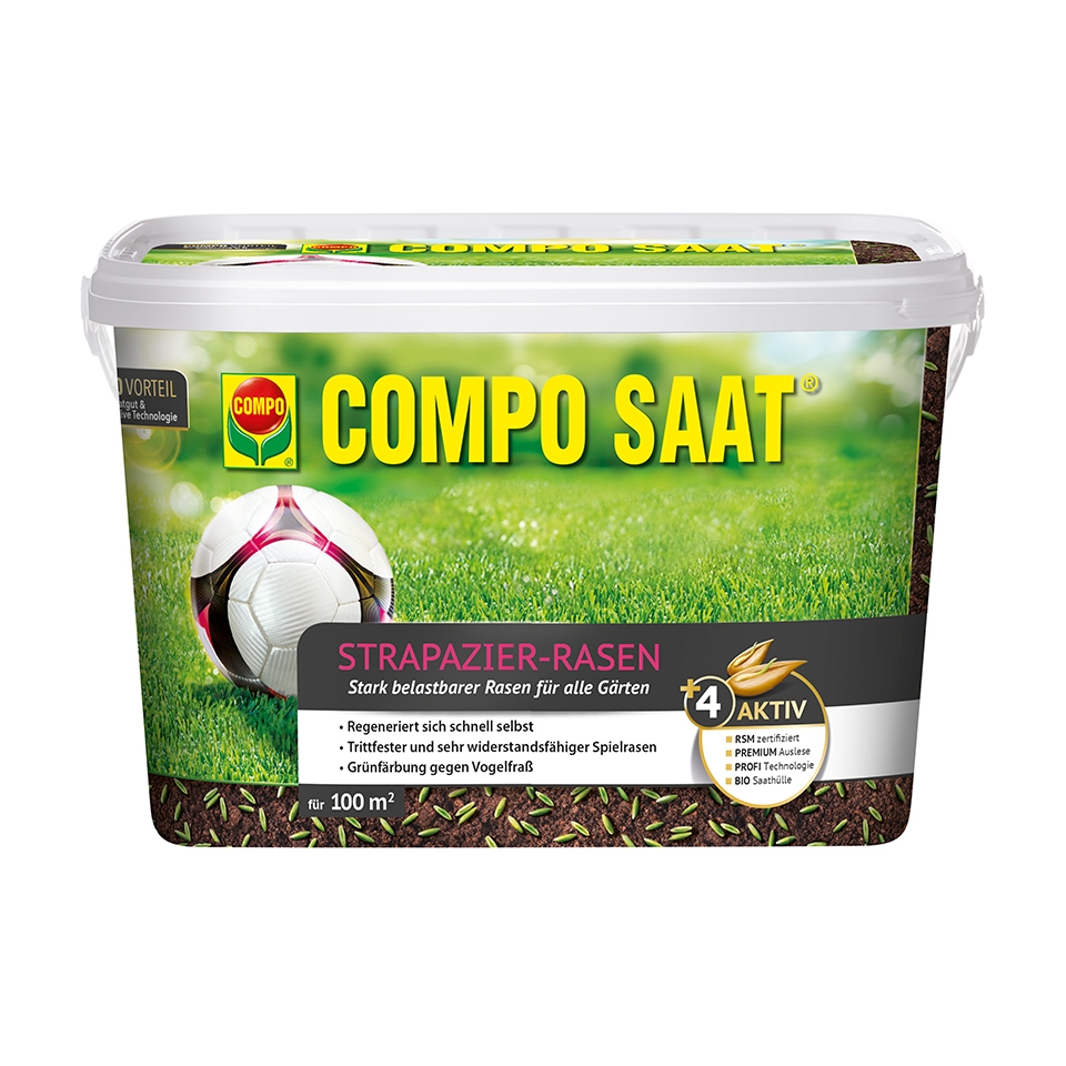 COMPO SAAT® Strapazier-Rasen 2 kg für 100 m²