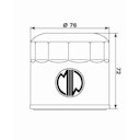 Vorschaubild MIW Ölfilter D6001 Filterpatrone 76 mm (OEM-Qualität)