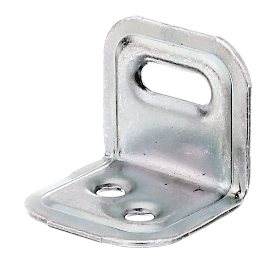 Alberts® Verstellwinkel, geprägt, mit Langloch, galvanisch verzinkt dickschichtpassiviert, TxHxB 25x25x30 mm 340100
