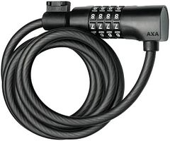 Axa Resolute Zahlen-Kabelschloss 8 mm 180 cm schwarz