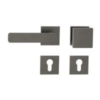 Griffwerk Wechselgarnitur VAYA 265 MINIMAL MODERN fast2fix Fast2Fix Rosetten eckig Knopf SQUARE Kaschmirgrau L