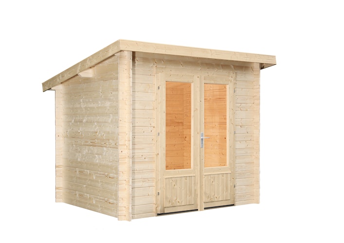 Wolff Finnhaus Gartenhaus Flachdachhaus Lüttich XS - Aktionsmodell