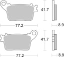 Vorschaubild SBS Bremsbelag 834HF Street Ceramic