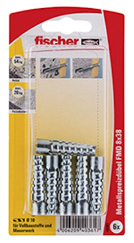 FISCHER Metallspreizdübel FMD 8x38 K (8 Stück)