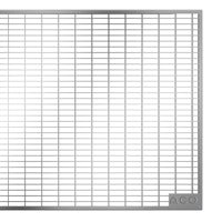 ACO Therm® Lichtschacht Abdeckrost befahrbar 125 x 40 cm - Maschenrost 30/10 mm