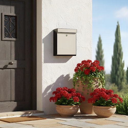 ALLUX Grundform Villa Design Briefkasten 440x345x180 mm