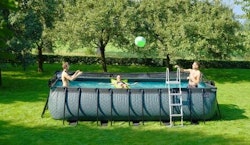 Exit rechteckiger Rahmenpool mit Sandfilteranlage 540 x 250 cm (Höhe 122cm)