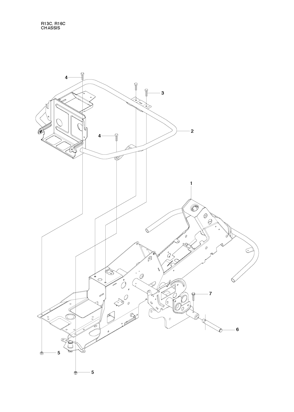 Explosionszeichnung Ersatzteile
